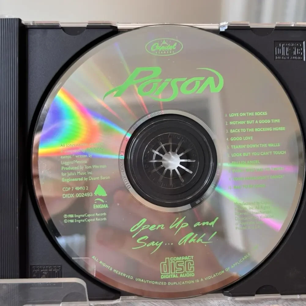 Open Up and Say...Ahh! by Poison (CD, May-1988, Capitol) - Picture 4 of 5